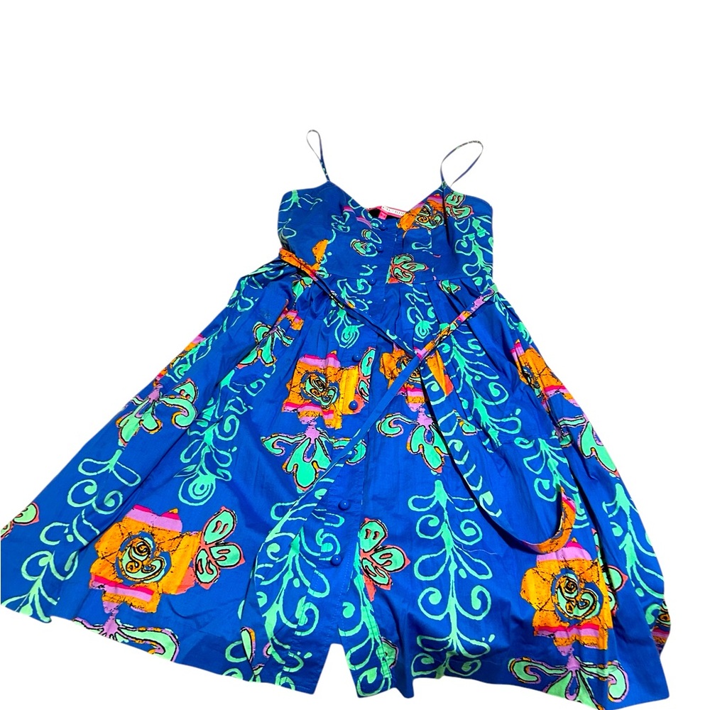 Size 8 Plenty by Tracy Reese dress blue